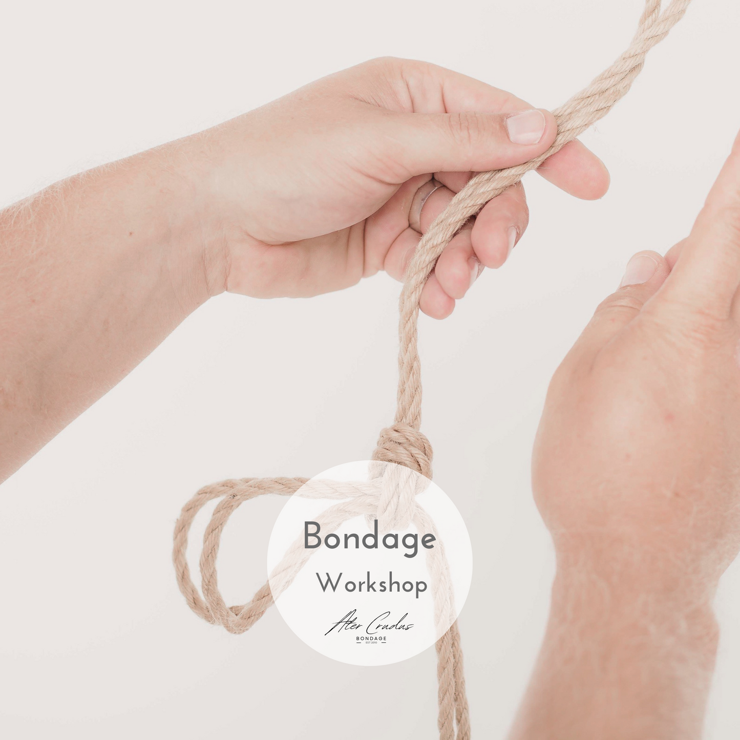 Bondage Workshop 120 Minuten Fesseln lernen Bondage Tutorial Knoten lösen Ater Crudus