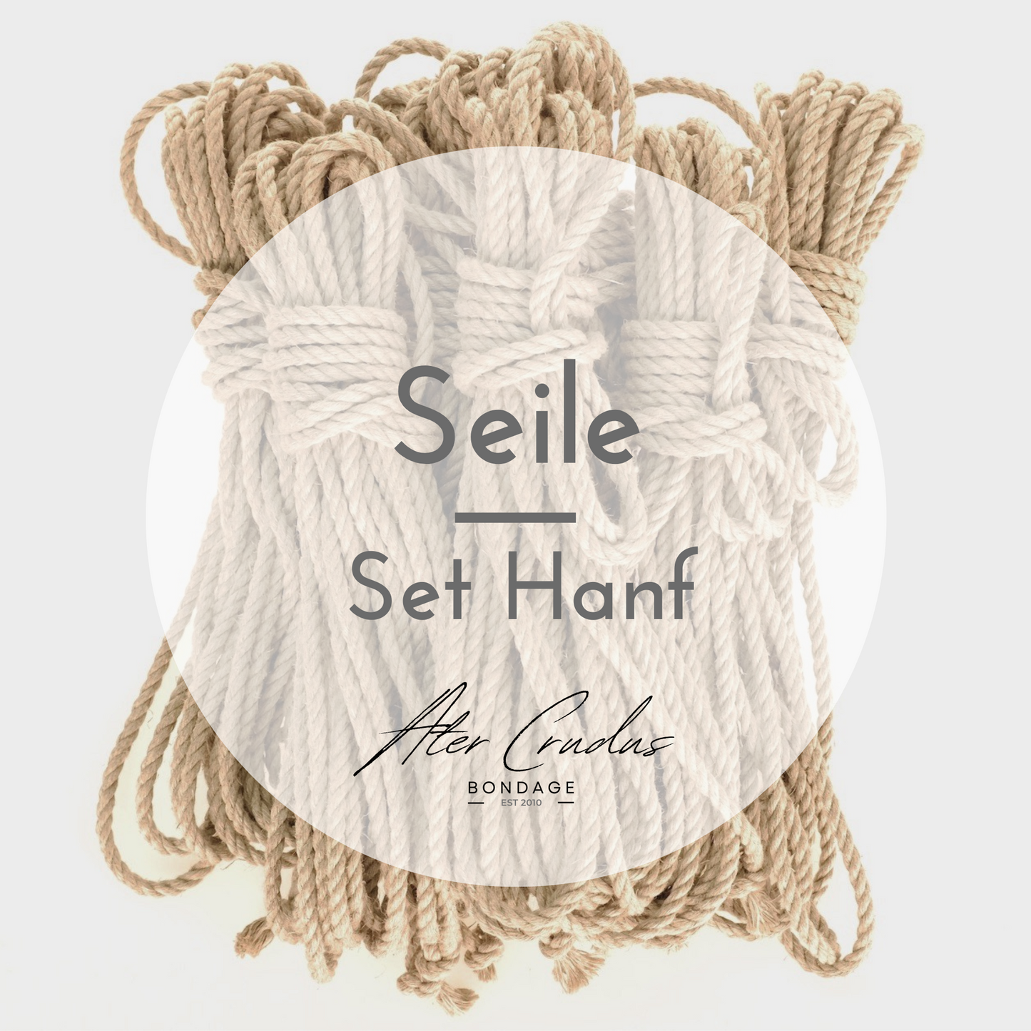 Weihnachtsgeschenk Bondage Seile inkl. Bondage Workshop mit Ater Crudus
