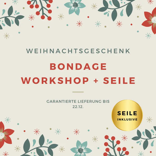 Besonderes Weihnachtsgeschenk für Paare Bondage Workshop mit Ater Crudus