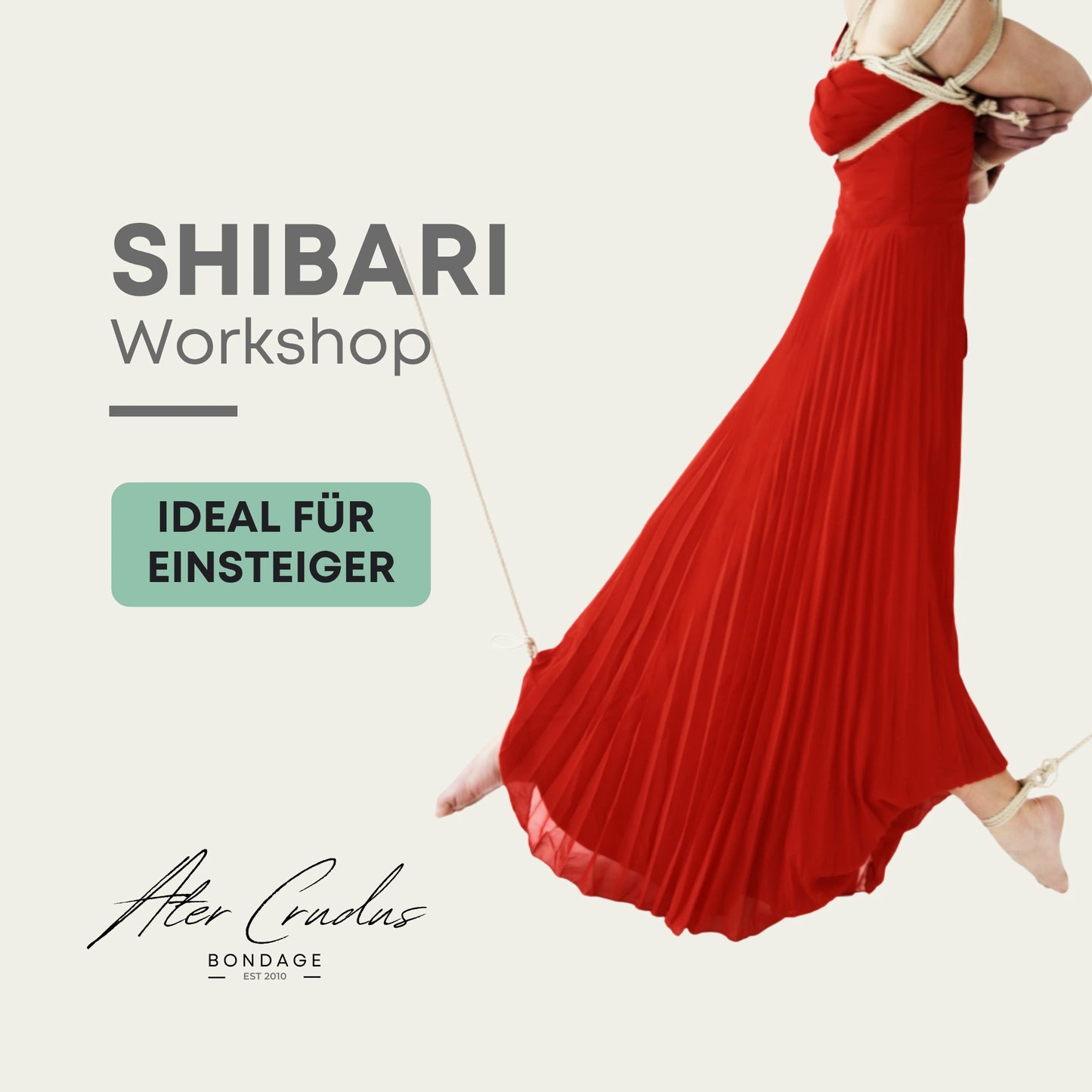 Shibari Workshop 120 Minuten - Bondage lernen mit Ater Crudus
