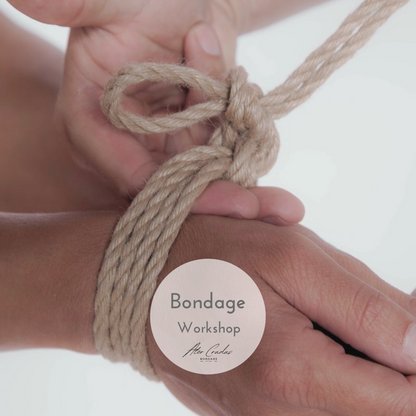 Bundle - Bondage Workshop 120 Minuten inkl. Bondageseile Set "edel" Hanf 7x8m