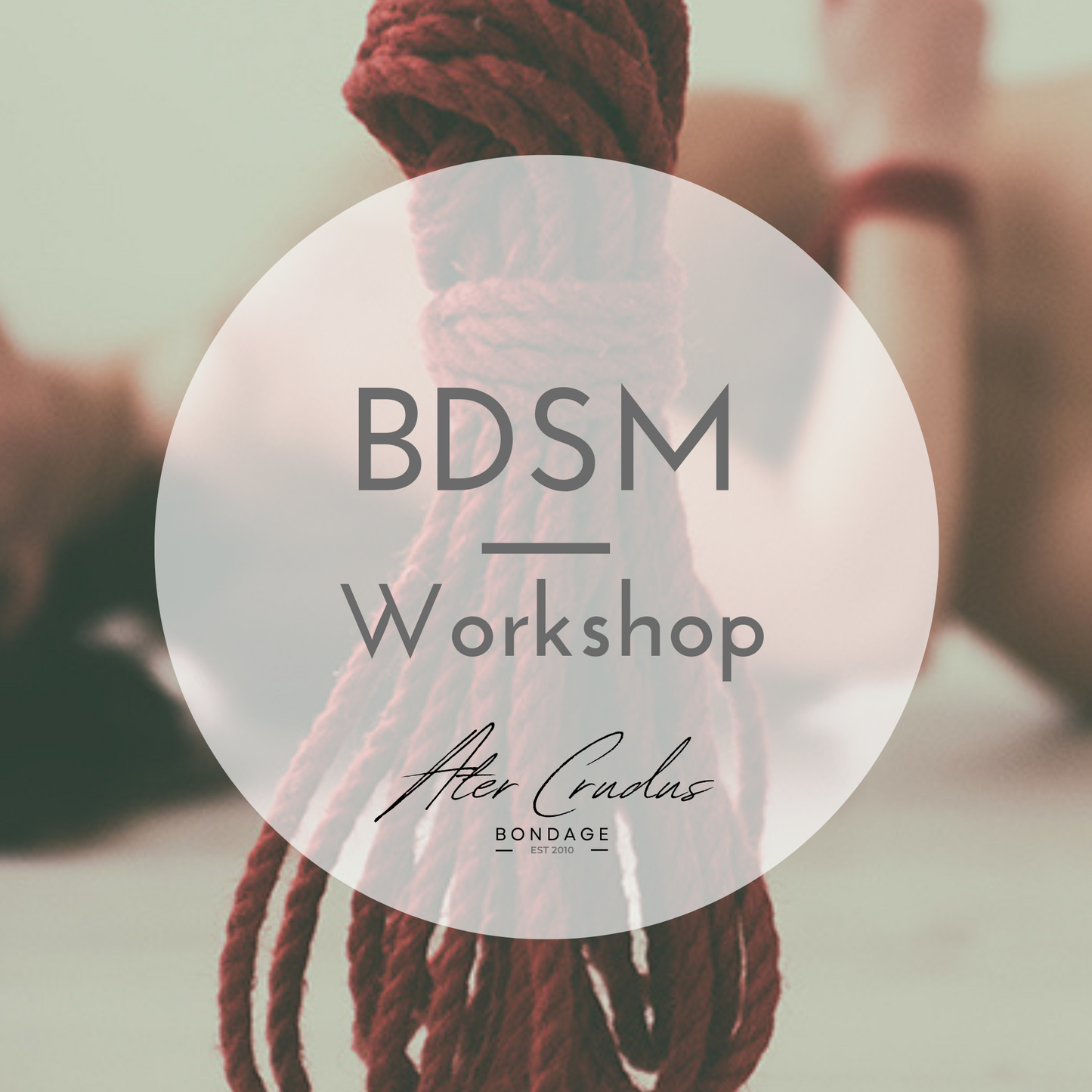 Ticket BDSM Kurs Workshop für Paare - BDSM lernen für Anfänger mit Ater Crudus